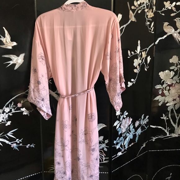 💕Soft maternity robe with tie waist. - Picture 2 of 4